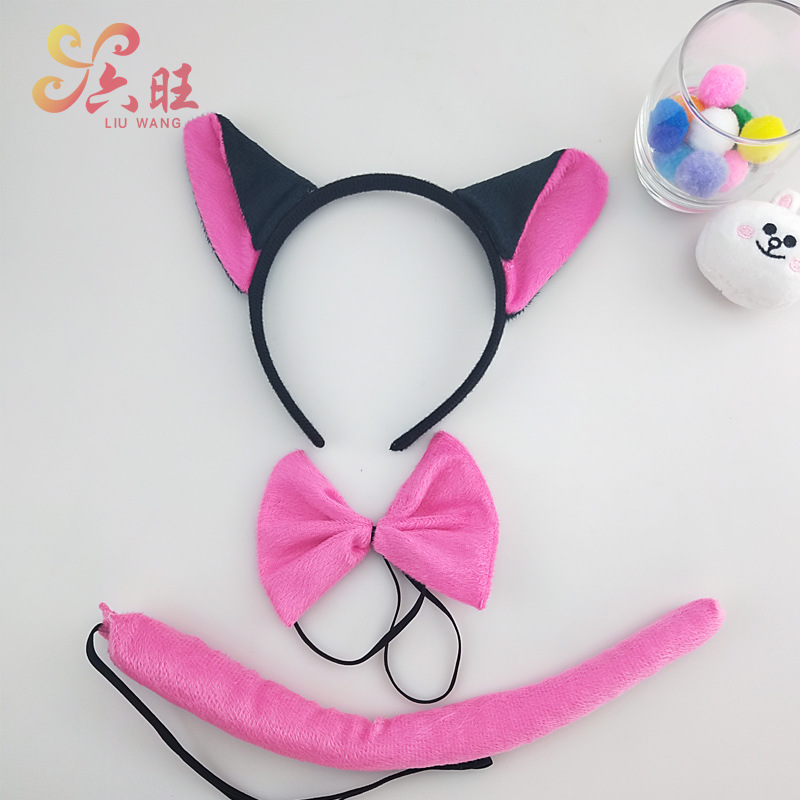 万圣节cos舞会道具疯狂动物城狐狸发箍儿童表演舞台装扮角色扮演