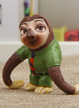 小清新疯狂动物树懒闪电思聪手百搭DIY微景观造景公仔桌面摆件