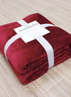 Soft Blanket Warm Thermal Fleece Couch Bed Sofa 午睡盖毯子