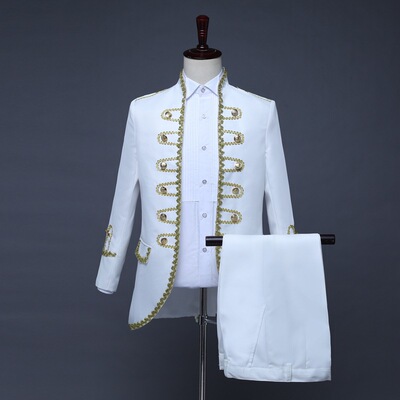欧洲复古宫廷王子礼服演出服