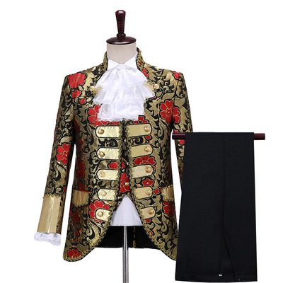 欧洲宫廷王子公爵礼服演出服舞台