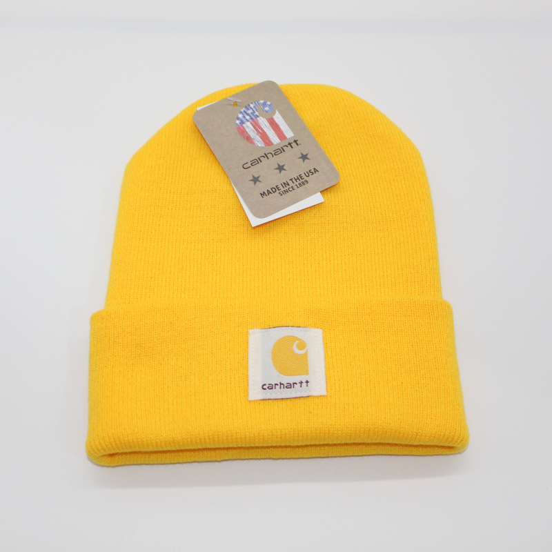 Multi-Color In-Stock European and American Style Workwear Knit Hats for Men, Trendy Brand Beanies for Women, Autumn and foto 2