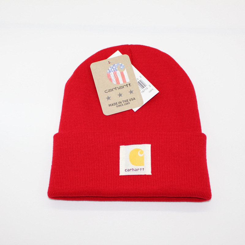 Multi-Color In-Stock European and American Style Workwear Knit Hats for Men, Trendy Brand Beanies for Women, Autumn and