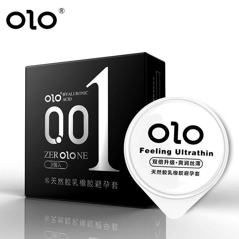 olo玻尿酸001超薄避孕套3只装