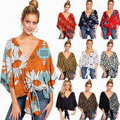 shirts Blouse Summer Women Sexy Ladies Chiffon Tops Shirt