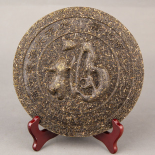 工艺品 普洱工艺茶叶 茶马古道精美摆件 工艺茶饼茶雕