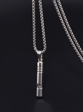 男女项链东蝶钛钢吊坠