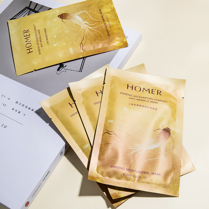 韩美肌人参虾青素紧致抗皱面膜 紧致保湿补水滋润贴片面膜