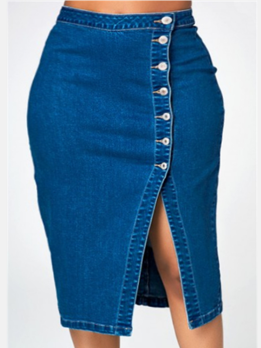 Ladies Dresses Denim Women Big Size Jeans short Skirt 牛仔裙图片