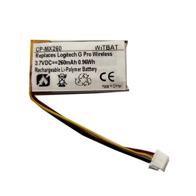 适用罗技G PRO X SUPERLIGHT 2无线鼠标电池533-000228