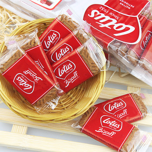 比利时lotus和情缤咖时焦糖饼干进口零食小吃休闲食品小包装酥饼