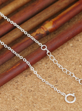 ins小众银饰S925纯银项链银饰品个性日韩精致素银女款锁骨链简约