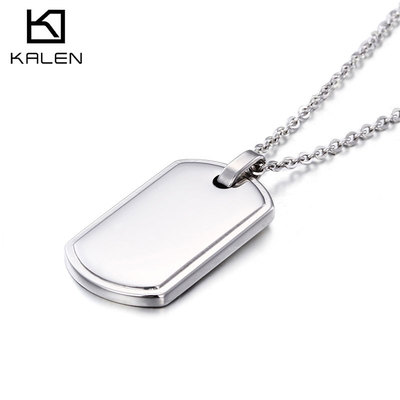 MEN SILVERY DOG TAPS GOLDEN PENDANT FASHION HIPHOP SHIELD