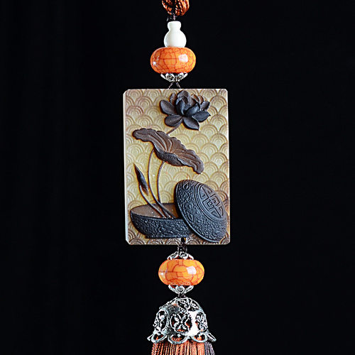 平安牌汽车后视镜挂件