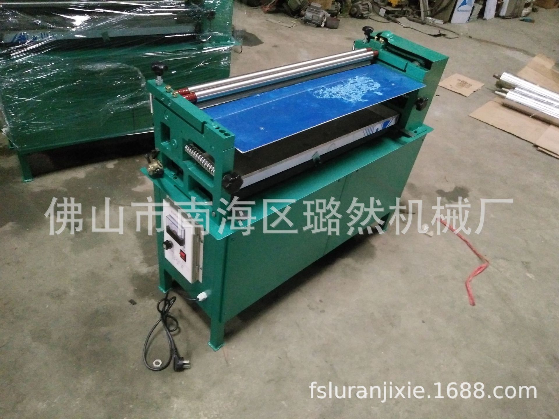 深圳广州苏州宁波纸品皮革过胶机壁纸上胶LR720柜式调速直销
