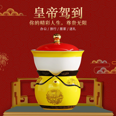 旅行茶具套装快客杯便携包装一壶三杯盖碗茶盅陶瓷茶具礼品
