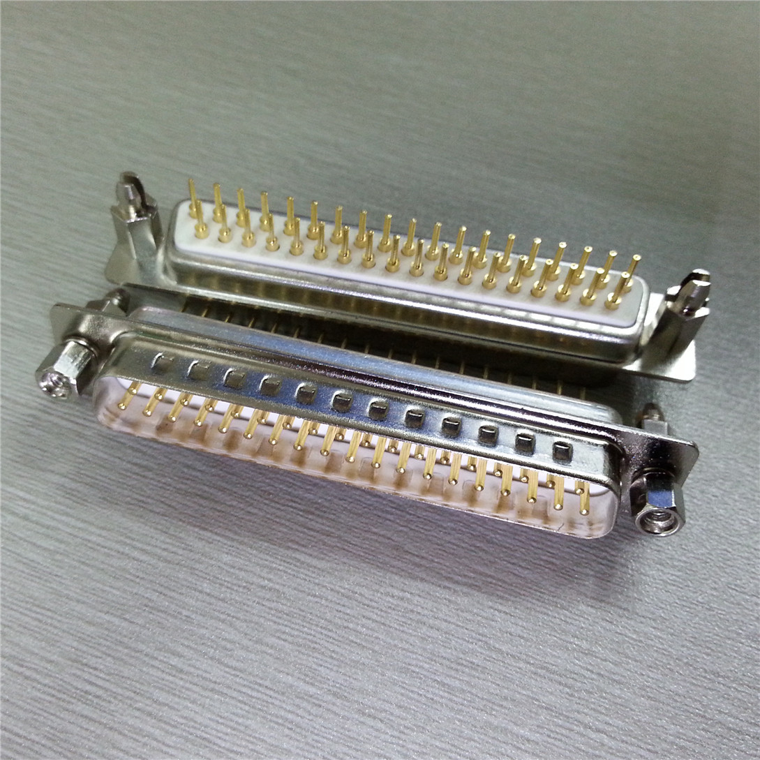 车针DP37pin直插铆锁公座  实心级针座 DP37P直插式公头连接器
