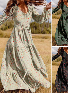 dress for women dresses autumn maxi long woman plus size big