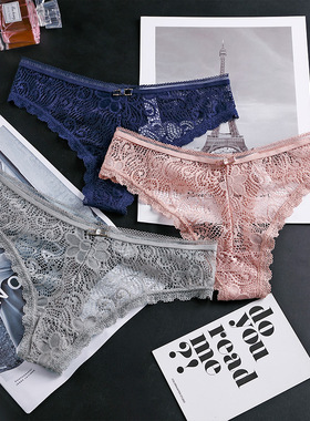 性感丁字蕾丝内裤 ladies Underwear Sexy Panties Lace Briefs