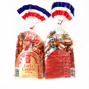 港版嘉顿利是糖嘉顿混合椰子糖水果什锦糖350g婚庆喜糖年货零食