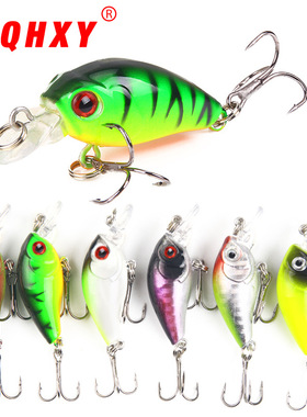 路亚饵4.5cm/3.8g摇滚小胖子鱼饵翘嘴鲈鱼饵仿真假饵 渔具2026款