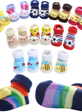 Baby Socks Girls Boys Newborn Accessories Anti Slip Cartoon