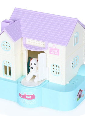 屋子储蓄新款可爱小狗偷钱恐龙吃钱狗音乐儿童存钱礼物跨境