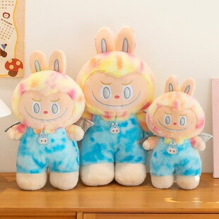 新款拉布公仔labu玩偶抱枕卡布布娃娃毛绒玩具女孩睡觉抱生日礼物