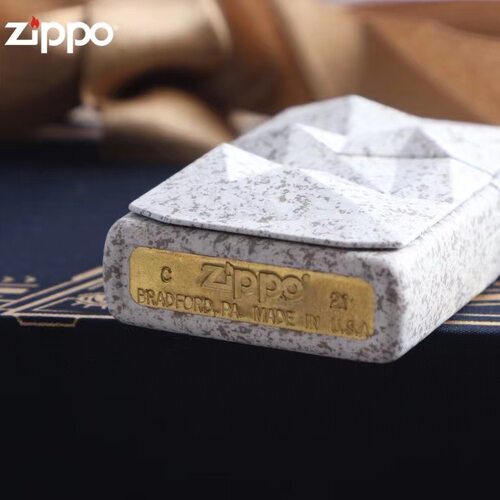 官正品ZIPPO芝宝美国原版防风砂轮煤油打火机经典贴章款白日梦镜