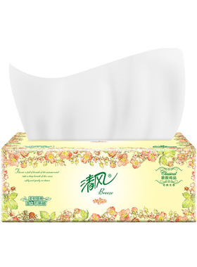 【3包亏本冲量】清风欧院系列抽纸3层100抽实惠装家庭装抽纸巾