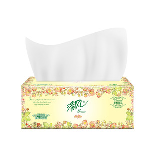 家庭装 清风欧院系列抽纸3层100抽实惠装 抽纸巾 3包亏本冲量