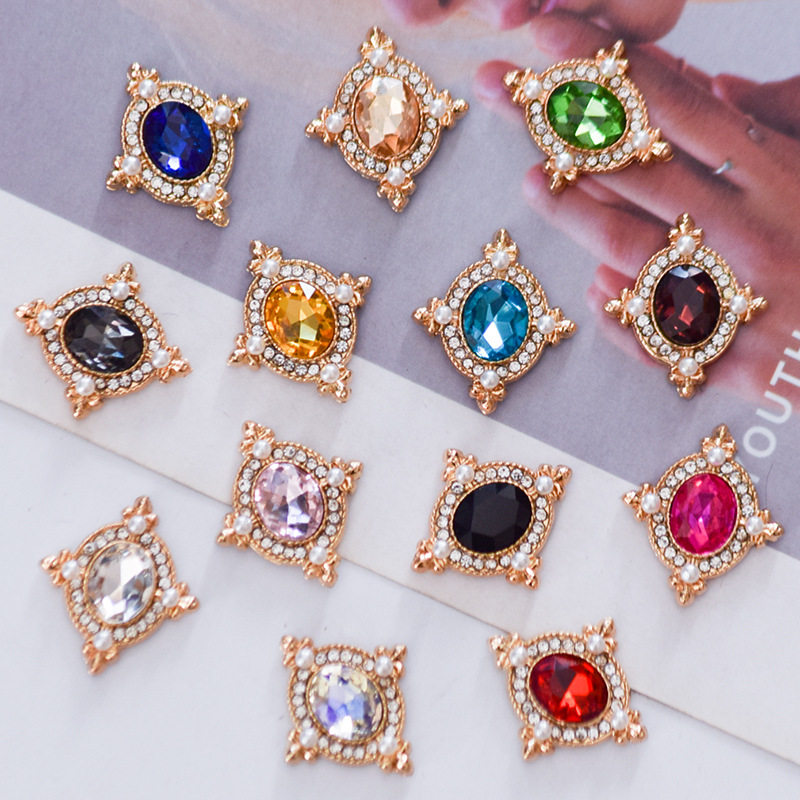 新款中古宫廷风镶钻椭圆形花盘钻扣diy合金饰品配件 服饰鞋子配饰,饰品/流行首饰/时尚饰品新,其他DIY饰品配件,淘宝优惠券,粉丝福利购,淘宝优惠卷