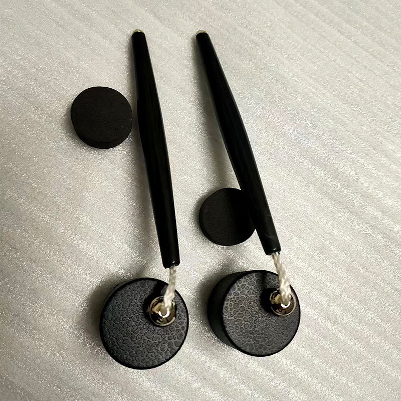 黑色吊杆巧克帽 通用台球配件塑胶圆形巧克粉夹巧克帽