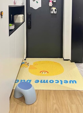 多巴胺入户门地垫彩色创意脚垫玄关进门地毯耐脏门垫可裁剪易打理