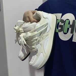 新款学生休闲情侣板鞋韩版百搭复古街拍运动鞋XZ517-1 XZ036 P70图片