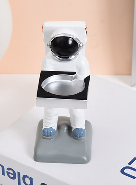 放手表的托架创意宇航员支架展示台摆件首饰收纳置物架树脂工艺品