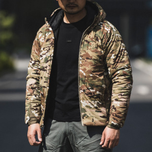 唤龙战术棉服男户外防泼水冬季棉衣外套迷彩防寒服多功能