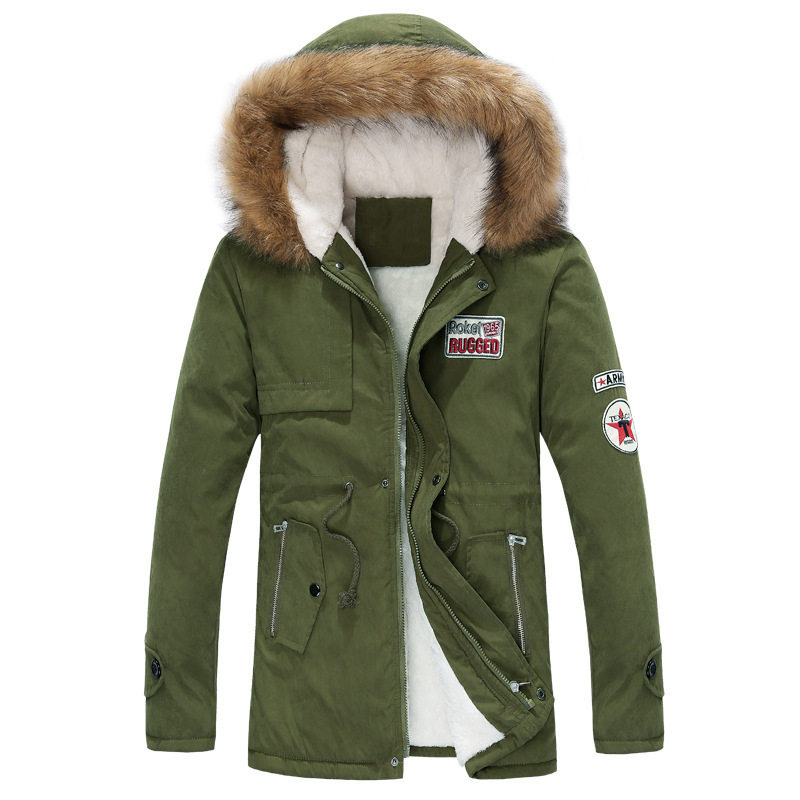 情侣棉衣秋冬厚保暖外套加大码棉衣连帽couple winter warm coats