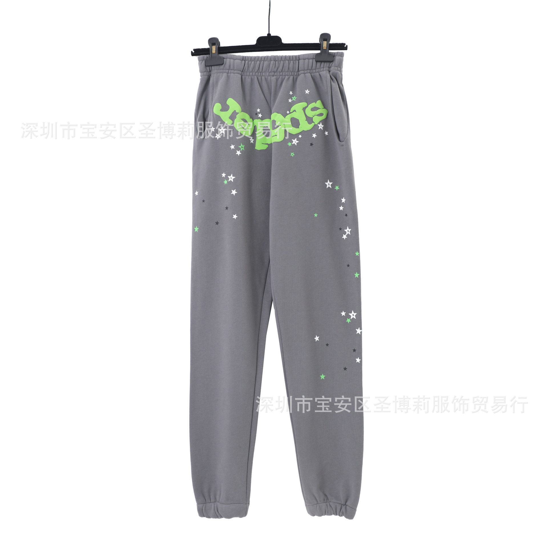 555555 American Fashion Youngthug Same Style Sp5Derhoodie Foam Lettering Unisex Loose Hoodie foto 6