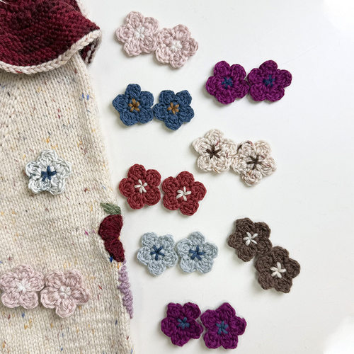 MP手工羊毛发夹女童花朵夹子儿童复古边夹ins爆款欧美风一对装