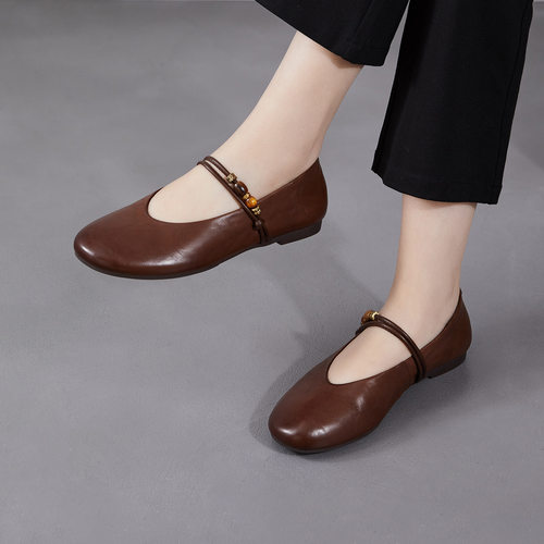 头层牛皮玛丽珍鞋至美本色