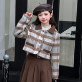 高品质毛呢外套+高品质星空尼裙子加腰带