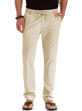 Men Fashion Simple Business Casual Pants商务棉质纯色休闲裤男