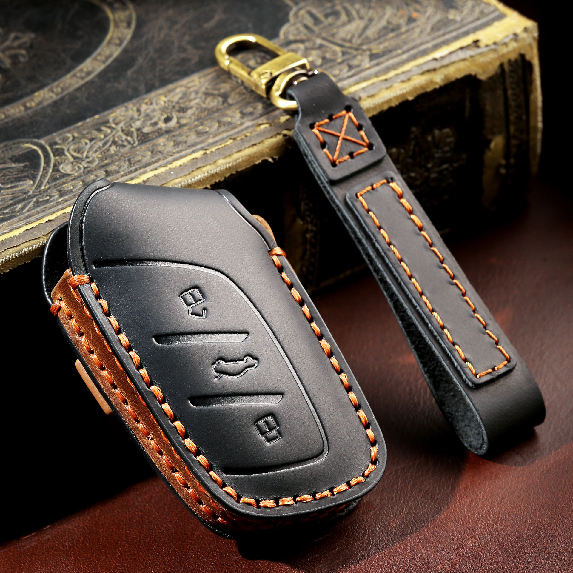 适用荣威rx5plus钥匙套i5女6名爵5车max壳rx3扣i6max包zs科莱威HS