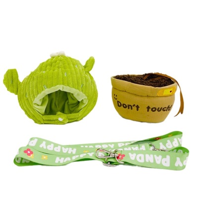 20cm花盆娃衣棉花娃娃外出包人行公仔摆件斜挎包