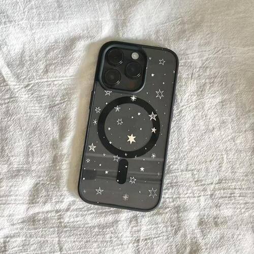 星星图案亚克力磁吸苹果iPhone