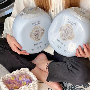 第七森林秘境三腔洗衣凝珠浓香型进口机洗盒装 超大桶约168颗