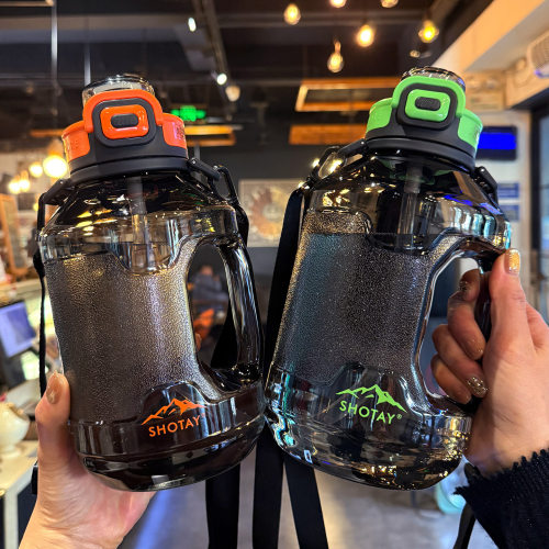 吨吨桶大容量水杯2000ml运动杯男女生Tritian健身水壶塑料杯1.5L