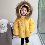 洋气女小童冬季棉服2025新款小女孩时髦穿搭冬款夹棉加厚外套棉衣，童装棉衣，祺妙童装