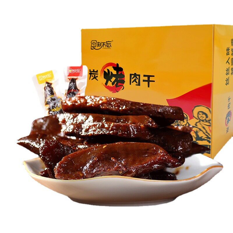 食刻不忘炭烤肉干约12g*30小包装